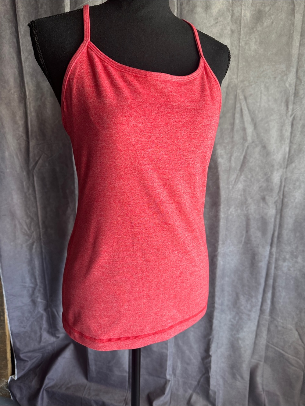 lululemon athletica Heathered Coral Red Spaghetti-Strap Camisole